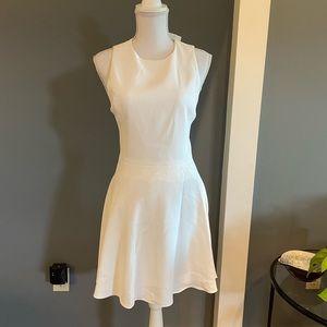 Alice + Olivia White Sleeveless Dress